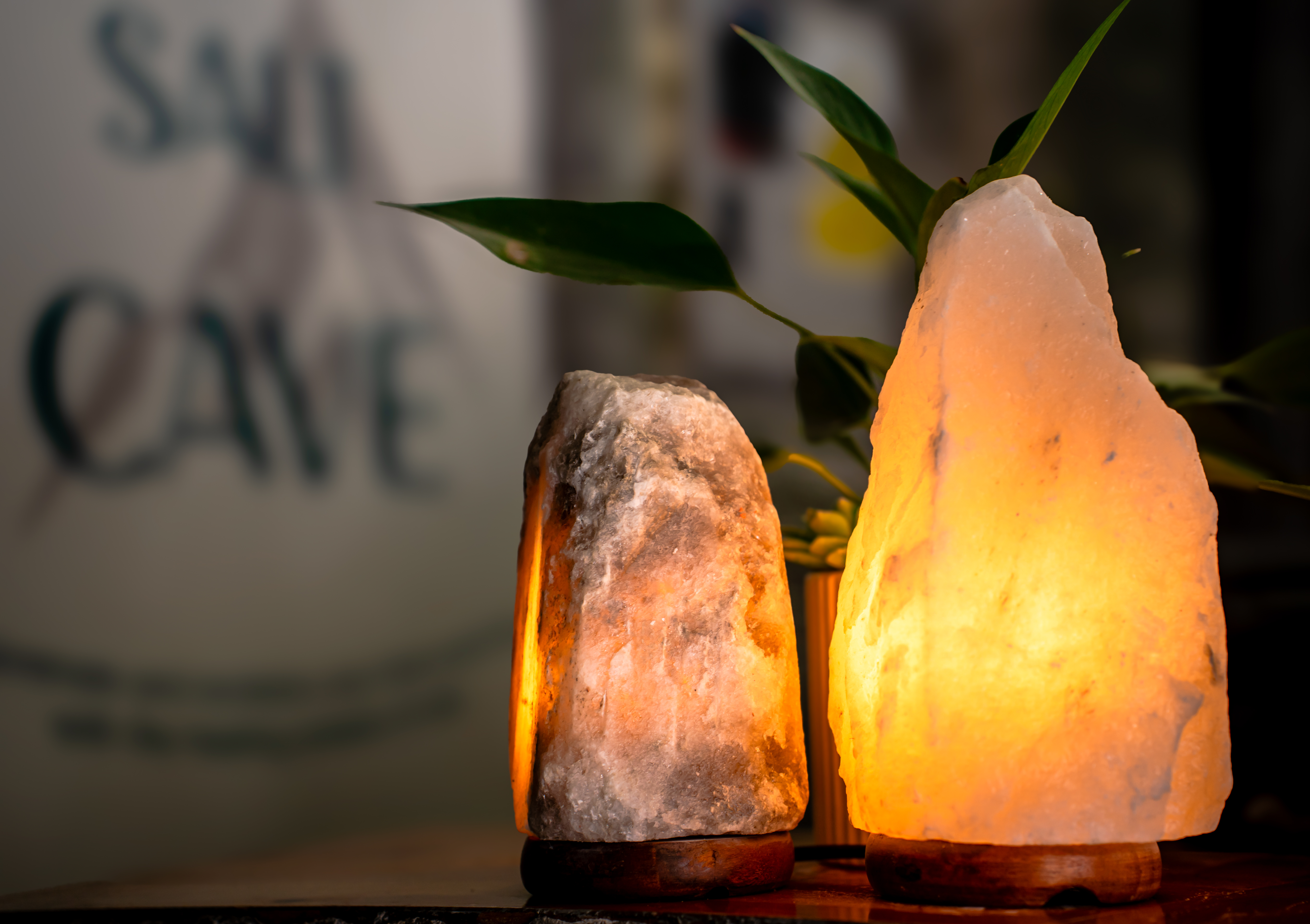 Crystal Salt Cave interior showing authentic Transylvanian salt walls and therapeutic halotherapy environment in Borehamwood