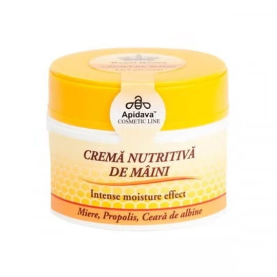 Nourishing Hand Cream Apidava with Honey, Beeswax, and Propolis (50 ml) - Crystal Salt Cave